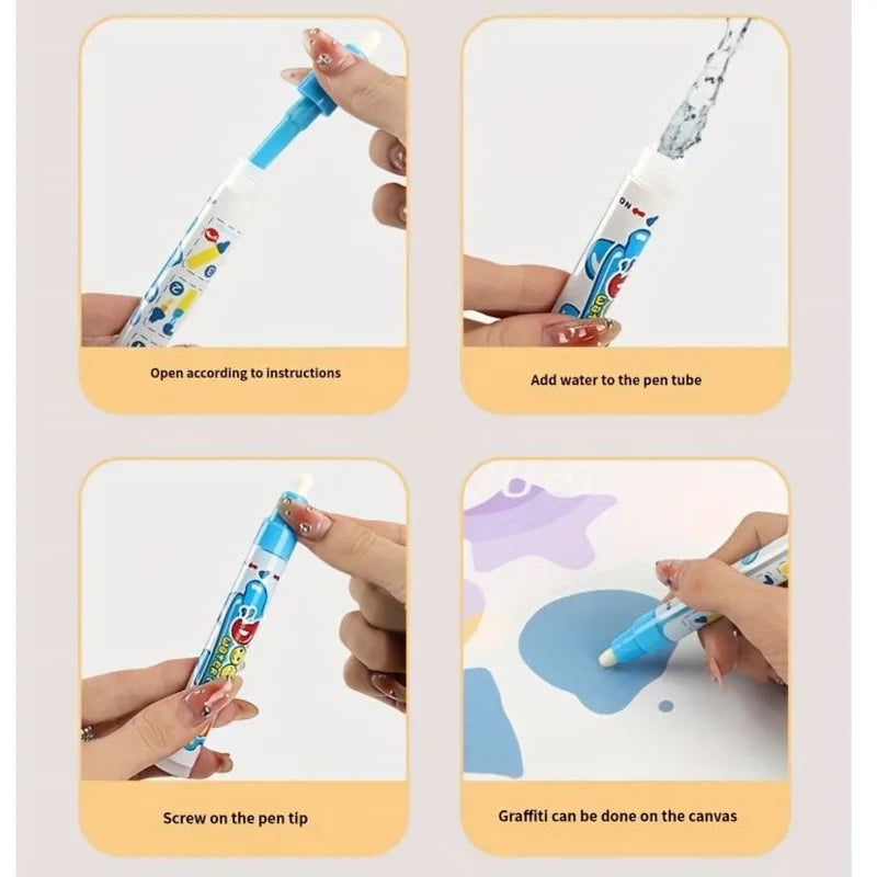 Magic Water Drawing Mat – Inspire Endless Creativity with Reusable Pens! A Montessori-Inspired Mess-Free Coloring Toy, Perfect Educational Gift for Kids."